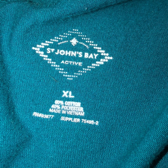 D3 (5 FOR $25) ST. JOHNS BAY TOP LONG SLEEVE V-NECK SZ XL - Picture 6 of 6